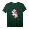 Süßes Einhorn in Lichterkette Weihnachts T-Shirt – Originelle Geschenkidee für Einhorn-Fans und festliche Weihnachtskleidung für Damen und Herren