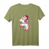 Süßes Einhorn in Lichterkette Weihnachts T-Shirt – Originelle Geschenkidee für Einhorn-Fans und festliche Weihnachtskleidung für Damen und Herren