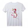 Süßes Einhorn in Lichterkette Weihnachts T-Shirt – Originelle Geschenkidee für Einhorn-Fans und festliche Weihnachtskleidung für Damen und Herren