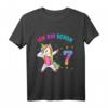 Kinder 7. Geburtstag Mädchen Einhorn T-Shirt - Buntes Party-Outfit für den 7. Geburtstag, perfekt als Geschenk und Hingucker in Schule & Party