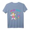 Kinder 7. Geburtstag Mädchen Einhorn T-Shirt - Buntes Party-Outfit für den 7. Geburtstag, perfekt als Geschenk und Hingucker in Schule & Party