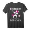 Böses Einhorn Sarkasmus & Ironie T-Shirt – Ich hasse dumme Menschen – Lustiges Einhorn Design für Erwachsene, Partygag & Geschenk
