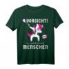Böses Einhorn Sarkasmus & Ironie T-Shirt – Ich hasse dumme Menschen – Lustiges Einhorn Design für Erwachsene, Partygag & Geschenk