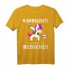 Böses Einhorn Sarkasmus & Ironie T-Shirt – Ich hasse dumme Menschen – Lustiges Einhorn Design für Erwachsene, Partygag & Geschenk