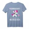 Böses Einhorn Sarkasmus & Ironie T-Shirt – Ich hasse dumme Menschen – Lustiges Einhorn Design für Erwachsene, Partygag & Geschenk