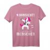 Böses Einhorn Sarkasmus & Ironie T-Shirt – Ich hasse dumme Menschen – Lustiges Einhorn Design für Erwachsene, Partygag & Geschenk