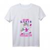 Damen Klein Aber Scheiß Gefährlich T-Shirt mit V-Ausschnitt – Lustiges Einhorn Kampfzwerg Geschenk für kleine Frauen und Mädchen