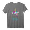 Buntes Einhorn Ronja T-Shirt zum HapPanda – Magisches Geschenk für Mädchen und Einhorn-Liebhaberinnen