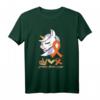 Multiple Sklerose Awareness Orange MS-Schleife Einhorn T-Shirt – Unterstützung und Bewusstsein für MS-Kämpfer, ideales Geschenk für Überlebende