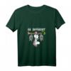 Damen Einhorn Fledermaus Märchen Be Different T-Shirt mit V-Ausschnitt – Lustiges Fantasy Design für Frauen und Mädchen