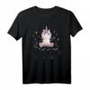 Lustiges Pummeliges Einhorn T-Shirt - Perfekt für kleine Mädchen, Geburtstagsdeko und Einhorn Fanartikel