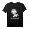 Lustiges Einhorn Nö Spruch T-Shirt – Ironisches Statement für Alltag, Büro und Humorvolle