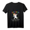 Lustiges Damen Erzieherin T-Shirt mit Einhorn - Perfektes Geschenk für Pädagogen, Absolventen & als Dankeschön zu Weihnachten & Geburtstag
