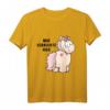 Einhorn Kinder T-Shirt mit Botschaft 'Nur Verrückte hier' - Buntes NICI Shirt für Kinder mit Faultier, Lama & Alpaka Design