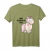 Einhorn Kinder T-Shirt mit Botschaft 'Nur Verrückte hier' - Buntes NICI Shirt für Kinder mit Faultier, Lama & Alpaka Design