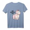 Einhorn Kinder T-Shirt mit Botschaft 'Nur Verrückte hier' - Buntes NICI Shirt für Kinder mit Faultier, Lama & Alpaka Design