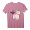 Einhorn Kinder T-Shirt mit Botschaft 'Nur Verrückte hier' - Buntes NICI Shirt für Kinder mit Faultier, Lama & Alpaka Design