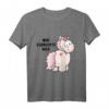 Einhorn Kinder T-Shirt mit Botschaft 'Nur Verrückte hier' - Buntes NICI Shirt für Kinder mit Faultier, Lama & Alpaka Design