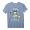 Lustiges Einhorn Geburtstag T-Shirt mit Torte & Ballons – Perfekt für Kinderpartys, Mädchen & Jungen