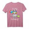 Lustiges Einhorn Geburtstag T-Shirt mit Torte & Ballons – Perfekt für Kinderpartys, Mädchen & Jungen