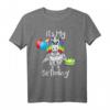 Lustiges Einhorn Geburtstag T-Shirt mit Torte & Ballons – Perfekt für Kinderpartys, Mädchen & Jungen