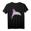 Delfin T-Shirt mit Einhorn, das auf einem Delfin reitet - Lustiges Geschenk für Delfin- und Einhorn-Fans