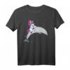 Delfin T-Shirt mit Einhorn, das auf einem Delfin reitet - Lustiges Geschenk für Delfin- und Einhorn-Fans