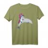 Delfin T-Shirt mit Einhorn, das auf einem Delfin reitet - Lustiges Geschenk für Delfin- und Einhorn-Fans