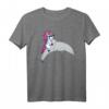 Delfin T-Shirt mit Einhorn, das auf einem Delfin reitet - Lustiges Geschenk für Delfin- und Einhorn-Fans