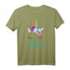 HapPanda buntes Einhorn Milena T-Shirt – Magische Geschenkidee für Mädchen, Damen und Einhorn-Liebhaber