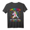 Nursicorn Nurse Unicorn Damen T-Shirt – Lustiges Geschenk für Krankenschwestern, Einhorn & Regenbogen Design