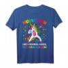 Nursicorn Nurse Unicorn Damen T-Shirt – Lustiges Geschenk für Krankenschwestern, Einhorn & Regenbogen Design
