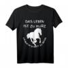 Pferde Motiv Geschenk für Reiterinnen und den Reitstall - Lustiges Pferde Mädchen T-Shirt mit Spruch für Geburtstage & Tierliebhaberinnen