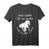 Pferde Motiv Geschenk für Reiterinnen und den Reitstall - Lustiges Pferde Mädchen T-Shirt mit Spruch für Geburtstage & Tierliebhaberinnen