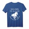 Pferde Motiv Geschenk für Reiterinnen und den Reitstall - Lustiges Pferde Mädchen T-Shirt mit Spruch für Geburtstage & Tierliebhaberinnen