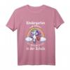 Einhorn Einschulung Shirt für Mädchen - Glitzerndes Schulkind T-Shirt zum Schulanfang & Kindergartenabschied, Perfektes Geschenk für Erstklässler
