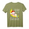 Weck mich auf zu Weihnachten Kinder Geschenk Süßes Einhorn T-Shirt mit Weihnachtsmotiv für Mädchen & Familien