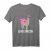 Lama Einhorn Lustig T-Shirt - Super Lamacorn mit Superhelden Umhang, originelles Geschenk für Tier- und Fantasieliebhaber zu Geburtstag, Weihnachten & Ostern