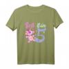 Kinder 5. Geburtstag Mädchen 2016 - Lustiges Einhorn T-Shirt als Geschenk & Dekoration für die 5. Geburtstagsparty