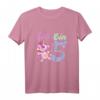Kinder 5. Geburtstag Mädchen 2016 - Lustiges Einhorn T-Shirt als Geschenk & Dekoration für die 5. Geburtstagsparty