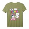 Ich Bin Schon 5 Einhorn T-Shirt für Mädchen - Niedliches Design zum 5. Geburtstag, Perfekt für Geburtstagsfeiern