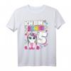 Ich Bin Schon 5 Einhorn T-Shirt für Mädchen - Niedliches Design zum 5. Geburtstag, Perfekt für Geburtstagsfeiern
