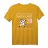 Lustiges Einhorn T-Shirt zum 30. Geburtstag für Damen - Bitte kein Neid weil ich so gut aussehe, originelles Party-Shirt für Frauen