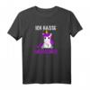 Ich hasse Menschen T-Shirt – Süßes Böses Einhorn mit Aufdruck, ideales Geschenk für Einhorn-Liebhaber zu Geburtstag & Weihnachten
