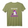 Ich hasse Menschen T-Shirt – Süßes Böses Einhorn mit Aufdruck, ideales Geschenk für Einhorn-Liebhaber zu Geburtstag & Weihnachten