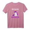 Ich hasse Menschen T-Shirt – Süßes Böses Einhorn mit Aufdruck, ideales Geschenk für Einhorn-Liebhaber zu Geburtstag & Weihnachten