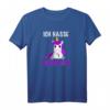 Ich hasse Menschen T-Shirt – Süßes Böses Einhorn mit Aufdruck, ideales Geschenk für Einhorn-Liebhaber zu Geburtstag & Weihnachten
