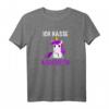 Ich hasse Menschen T-Shirt – Süßes Böses Einhorn mit Aufdruck, ideales Geschenk für Einhorn-Liebhaber zu Geburtstag & Weihnachten