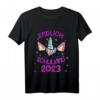 Kinder Endlich Schulkind Mädchen Einhorn Schulanfang 2023 T-Shirt – Süßes Geschenk für Schulstart, Geburtstag & Weihnachten