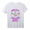 Kinder Endlich Schulkind Mädchen Einhorn Schulanfang 2023 T-Shirt – Süßes Geschenk für Schulstart, Geburtstag & Weihnachten